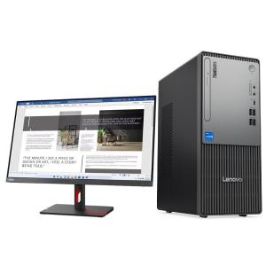 Lenovo ThinkCentre Neo 50t Gen 5 Tower Desktop – Intel Core i5-14400, 8GB DDR5 RAM, 512GB SSD, UHD Graphics, 19.5" Monitor, DOS