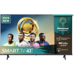 Hisense 43A4QS 43-Inch QLED Smart TV – 4K UHD 3840x2160, Dolby Vision, DTS Virtual X, HDMI 2.1, USB, VIDAA OS