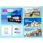 Hisense 43A4QS 43-Inch QLED Smart TV – 4K UHD 3840x2160, Dolby Vision, DTS Virtual X, HDMI 2.1, USB, VIDAA OS