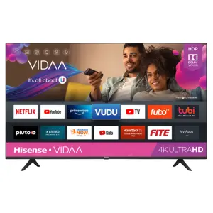 Hisense 43A6QS 43-Inch 4K UHD Smart TV – VIDAA OS, Dolby Vision, DTS Virtual X, HDMI 2.1, USB, Game Mode Plus