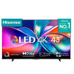 Hisense 43Q6QAU 43-Inch QLED 4K Smart TV – Dolby Vision, DTS Audio, HDMI 2.0, USB, VIDAA U8.5 OS, Bluetooth