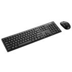 Lenovo 100 Wireless Keyboard and Mouse Combo 4X31N94475 - 2.4GHz Nano USB Receiver, 1600 DPI Optical Mouse, Spill-Resistant 3-Zone Keyboard, Black