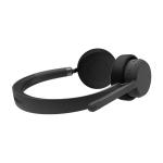 Lenovo Wireless Stereo Headset (4XD1Q30302) – Bluetooth 5.3 & USB-C Receiver, Environmental Noise Cancellation (ENC), Boom Mic, 31-Hour Battery, On-Ear Teams Compatible - Black