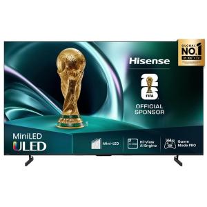 Hisense 55U6QAU PRO 55-Inch Mini-LED 4K ULED Smart TV – Dolby Vision IQ, HDR10+, DTS:X, 144Hz Game Mode, VIDAA U8.5 OS