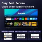 Hisense 55U6QAU PRO 55-Inch Mini-LED 4K ULED Smart TV – Dolby Vision IQ, HDR10+, DTS:X, 144Hz Game Mode, VIDAA U8.5 OS