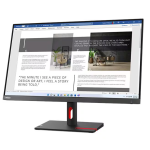 Lenovo ThinkVision S27i-30 27" FHD IPS Monitor – 100Hz, 99% sRGB, HDMI+VGA, Low Blue Light, Tilt Stand