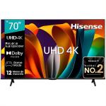Hisense 70A6Q 70-Inch 4K UHD Smart TV – Dolby Vision, DTS Virtual:X, Game Mode Plus, HDMI 2.0 x3, VIDAA U7.6 OS, Bluetooth