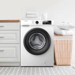 Hisense 7Kg Front Load Washing Machine – WFQP7012EVM | 1200 RPM Spin, Steam Wash, Durable Inverter Motor, Quick Wash, Drum Clean & Child Lock