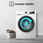 Hisense 7Kg Front Load Washing Machine – WFQP7012EVM | 1200 RPM Spin, Steam Wash, Durable Inverter Motor, Quick Wash, Drum Clean & Child Lock