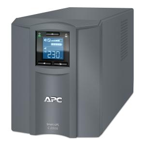 APC Smart-UPS SMC2000I 2000VA, 1300W, Line-Interactive, Tower, LCD Display, 230V, 6 IEC C13 & 1 IEC C19 Outlets, AVR, USB & Serial Ports