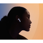 Apple AirPods 4 ANC MXP93LL/A White – H2 Chip, Active Noise Cancellation, Adaptive Audio, Personalized Spatial Audio, IP54 Water Resistant, USB-C Charging Case