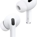 Apple AirPods Pro 2nd Gen USB-C White – H2 Chip, Active Noise Cancellation, Adaptive Transparency, Personalized Spatial Audio, IP54 Water Resistant