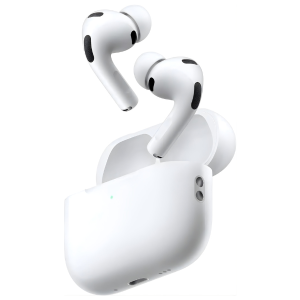 Apple AirPods Pro 3 (White) – Active Noise Cancellation, Heart Rate Sensor, IP57 Water Resistance, MagSafe USB-C Case, Bluetooth 5.3