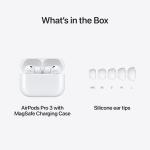 Apple AirPods Pro 3 (White) – Active Noise Cancellation, Heart Rate Sensor, IP57 Water Resistance, MagSafe USB-C Case, Bluetooth 5.3