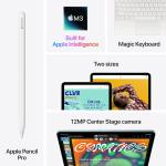 Apple iPad Air M3 11-inch Wi-Fi + 5G Cellular Blue 128GB – Liquid Retina Display, Apple M3 Chip, 8GB RAM, USB-C, Touch ID, iPadOS 18
