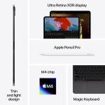 Apple iPad Pro 11-inch M4 Wi-Fi + 5G Cellular Space Black 256GB – Ultra Retina XDR OLED, 9-Core CPU, 10-Core GPU, Face ID, Thunderbolt/USB 4