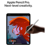 Apple Pencil Pro White – Squeeze & Barrel Roll Gestures, Haptic Feedback, Pixel-Perfect Precision, Tilt & Pressure Sensitivity, Magnetic Charging