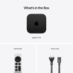 Apple TV 4K 3rd Gen MN873PA/A – A15 Bionic, 64GB Storage, Wi-Fi 6, HDMI 2.1, Dolby Vision & HDR10+, Siri Remote with USB-C