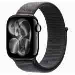 Apple Watch Series 11 (42mm) Jet Black Aluminum Case – Always-On Retina LTPO OLED Display, Apple S10 Chip, 64GB Storage, GPS, 50m Water Resistance, Fast Charging