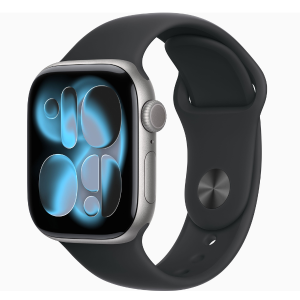 Apple Watch Series 11 (42mm) Jet Black Aluminum Case – Always-On Retina LTPO OLED Display, Apple S10 Chip, 64GB Storage, GPS, 50m Water Resistance, Fast Charging