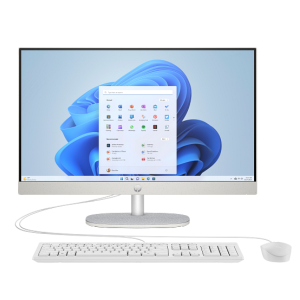 HP AIO 27-cr1078 All-in-One PC Intel Core Ultra 7 155U / 8GB DDR5 RAM / 512GB SSD / 27" FHD IPS Display / FreeDOS / Black (D18XHEA)