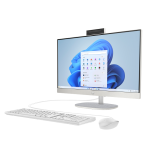 HP AIO 27-cr1078 All-in-One PC Intel Core Ultra 7 155U / 8GB DDR5 RAM / 512GB SSD / 27" FHD IPS Display / FreeDOS / Black (D18XHEA)