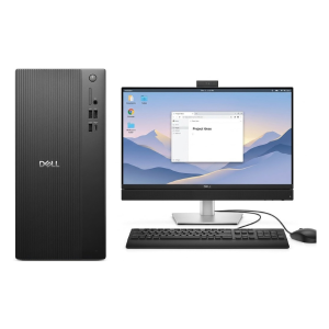 Dell Pro Tower Essential QVT1260 Desktop PC – Intel Core i3-14100, 8GB DDR5 RAM, 512GB PCIe NVMe SSD, Intel UHD 730 Graphics, Ubuntu Linux, Dell 20-Inch Monitor