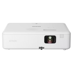 Epson CO-W01 WXGA 3LCD Portable Projector – 3000 Lumens, 16:10 Aspect Ratio, HDMI, 12,000h Lamp Life, Built-in 5W Speaker