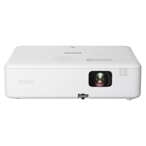 Epson CO-W01 WXGA 3LCD Portable Projector – 3000 Lumens, 16:10 Aspect Ratio, HDMI, 12,000h Lamp Life, Built-in 5W Speaker