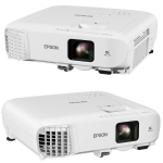 Epson EB-E20 XGA 3LCD Projector – 3400 Lumens, 15,000:1 Contrast, HDMI, 12,000h Lamp Life, Built-in 5W Speaker