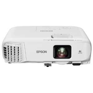 Epson EB-E20 XGA 3LCD Projector – 3400 Lumens, 15,000:1 Contrast, HDMI, 12,000h Lamp Life, Built-in 5W Speaker
