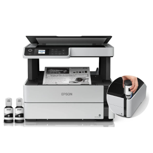 EPSON EcoTank M2170 Monochrome All-in-One Printer - Wi-Fi, Duplex, 39ppm, 11K Yield, LCD Display