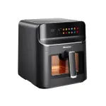 Hisense H06AFBS2S3 6.7L Digital Air Fryer – 1350W Power, LED Touch Display, 10 Presets, 80–200°C Temp Control, SPCC Steel, Auto Shutoff