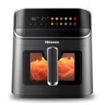 Hisense H06AFBS2S3 6.7L Digital Air Fryer – 1350W Power, LED Touch Display, 10 Presets, 80–200°C Temp Control, SPCC Steel, Auto Shutoff