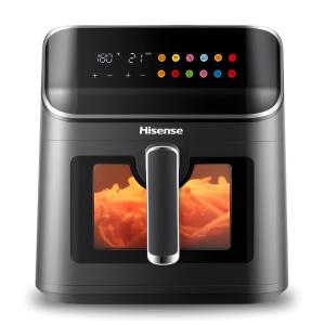 Hisense H06AFBS2S3 6.7L Digital Air Fryer – 1350W Power, LED Touch Display, 10 Presets, 80–200°C Temp Control, SPCC Steel, Auto Shutoff