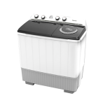 Hisense 10Kg Twin Tub Washing Machine – WSBE101 | Roller Jet Pulsator, 3 Wash Programs, Rust-Proof Plastic Body, Powerful Spin Dryer, Lint Filter
