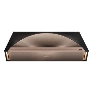 Hisense 120L9Q TriChroma 4K UHD Triple Laser Smart UST Projector, 3500 Lumens, 120" ALR Screen, 6.1.2 Surround Sound, Google TV