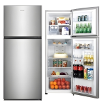 Hisense 160L Double Door Refrigerator RD-16DR – Top Freezer, Mechanical Thermostat, Tempered Glass Shelves, Energy Class A+, Low Noise Design