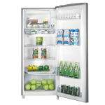 Hisense 229L Single Door Refrigerator RR229D4WGU – Built-in Water Dispenser, Semi-Auto Defrost, Adjustable Spill-Proof Shelves, Big Vegetable Box, Energy Efficient