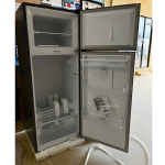 Hisense 270L Double Door Fridge RD-27DR – Top Mount Freezer, Water Dispenser, LED Light, Multi-Air Flow, Silver