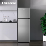 Hisense 328L Double Door Fridge RT328N4DGN – Frost-Free, Multi-Air Flow, Fast Freeze, LED Display, Humidity Control, Silver Finish
