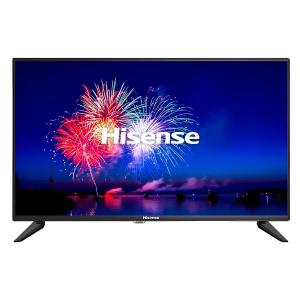 Hisense 32A3KS 32-Inch HD LED Digital TV - Built-in DVB-T2/S2 Tuner, Natural Color Enhancer, Dolby Audio, 3.5mm Headphone Jack, Dual HDMI & USB - Black