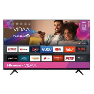 Hisense 32A4QS 32-Inch HD Smart LED Digital TV - VIDAA OS, Built-in Wi-Fi, DVB-T2/S2 Decoder, DTS Virtual:X, Dolby Audio, HDMI, USB - Black