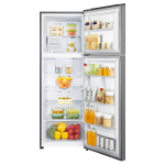 Hisense 419L Double Door Fridge RT419N4DGN – Frost-Free, Top Mount Freezer, Water Dispenser, Multi-Air Flow, LED Lighting, A+ Energy Rating, Silver