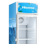 Hisense 500L Display Chiller – FL-50FC | Single Glass Door, LED Lighting, Adjustable Shelves, R600a Refrigerant, Auto Defrost & Lock System
