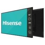 Hisense 55GM50D 55" 4K UHD Commercial Digital Signage Display, 500 Nits Brightness, 18/7 Operation, Android 11 OS, 3GB RAM/32GB Storage