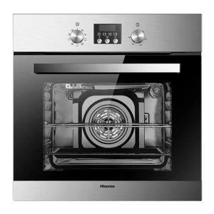 Hisense HBO60103 60cm Built-in Electric Oven – 70L Capacity, Fan Assist, 8 Cooking Functions, LED Digital Display, Triple-Glazed Door, A+ Energy Rating