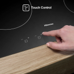 Hisense HHU60CEEC 60cm Built-In Ceramic Hob – 4 Cooking Zones, Touch Control, 9 Power Levels, Timer, Child Safety Lock