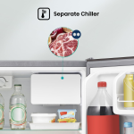 Hisense 60L Single Door Refrigerator RR60D4ASU – Compact Design, Internal Freezer, Mechanical Thermostat, Low Noise, Energy Efficient