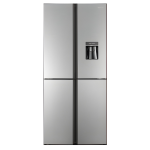 Hisense 610L 4-Door Refrigerator – Inverter Technology, Total No Frost, Water Dispenser, LED Touch Control, Silver Finish